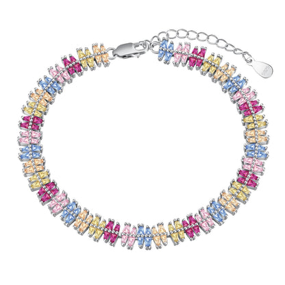 [Reverie Jewels]Sparkling Exquisite Multi Cut Party Bracelet