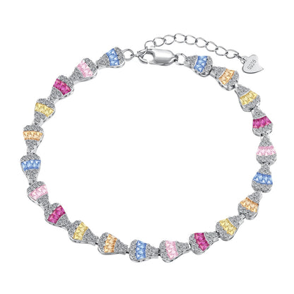 [Reverie Jewels]Radiant Water Drop Shape Daily Bracelet