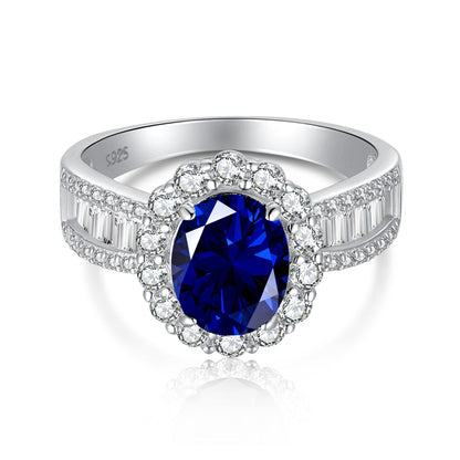 [Reverie Jewels]1.5 Carat Dazzling Charming Oval Cut Banquet Ring