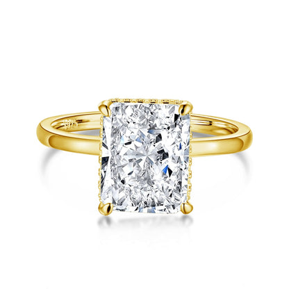 [Reverie Jewels]4.0 Carat Ornate Enchanting Radiand Cut Banquet Ring
