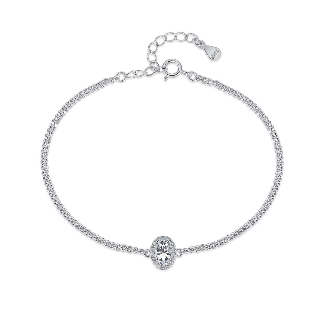 [Reverie Jewels]Exquisite Oval Shape Bracelet
