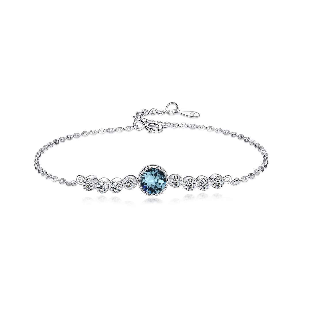 [Reverie Jewels]Luxurious Heart Of The Ocean Bracelet