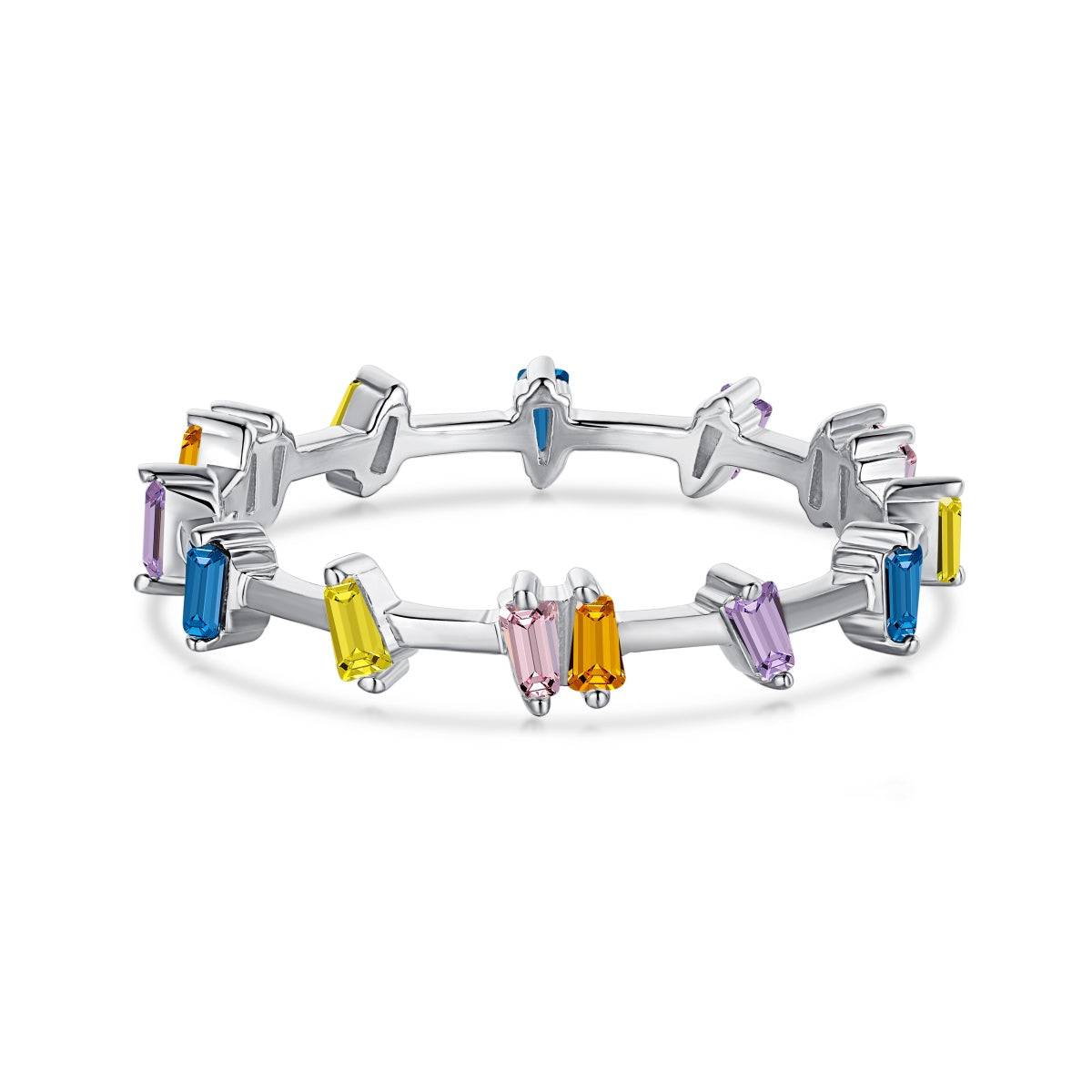 [Reverie Jewels]Unique Trapezoid Cut Daily Ring