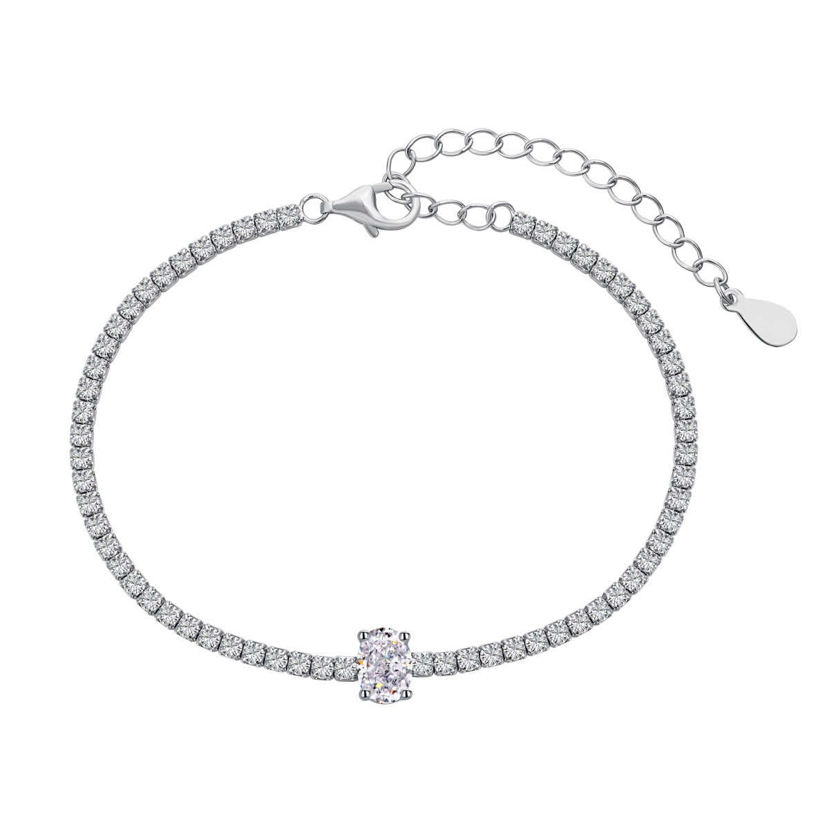 [Reverie Jewels]0.75 Carat Exquisite Oval Cut Daily Bracelet