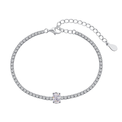 [Reverie Jewels]0.75 Carat Exquisite Oval Cut Daily Bracelet