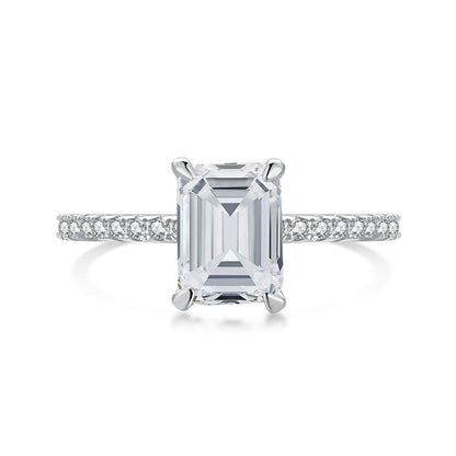 [Reverie Jewels]2.0 Carat Scintillating Ornate Radiant Cut Party Ring