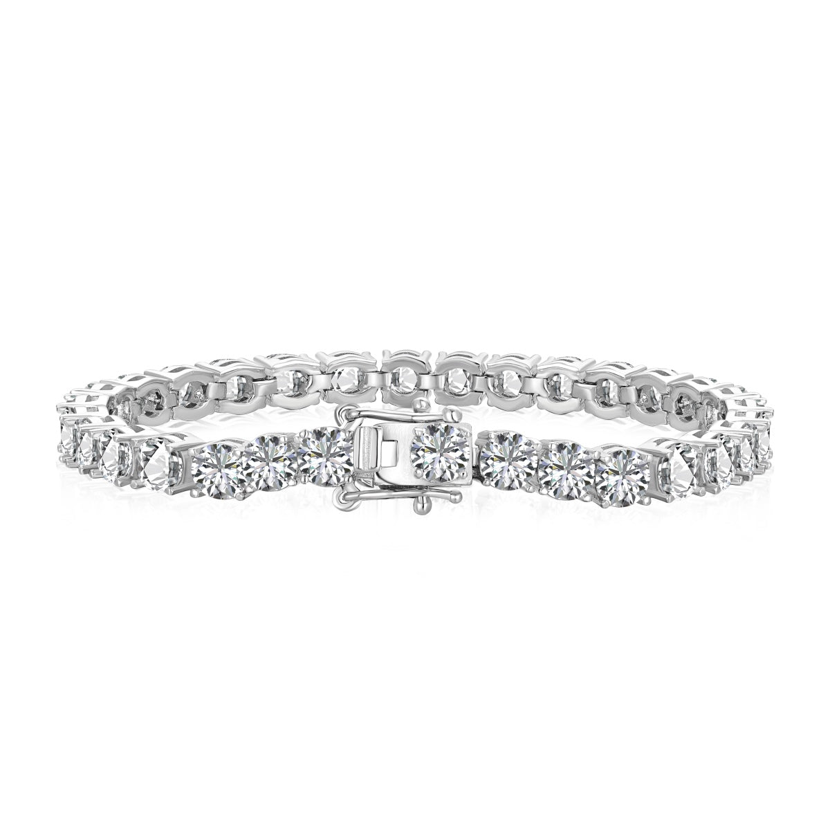 [Reverie Jewels]Ornate Sparkling Round Cut Wedding Bracelet