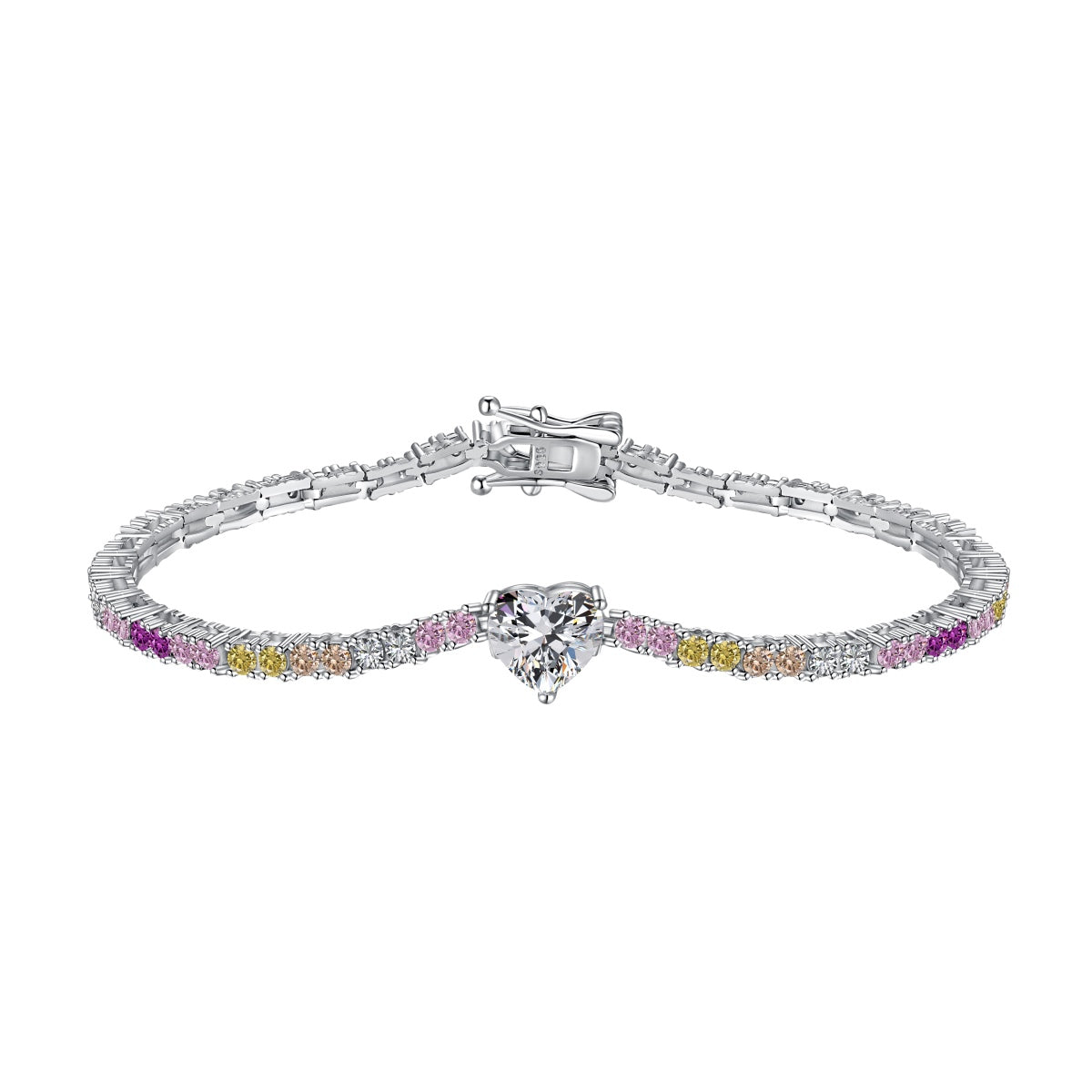 [Reverie Jewels]Delicate Romantic Heart Shape Lover Bracelet