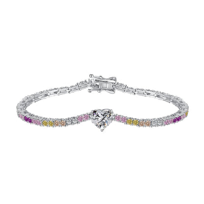 [Reverie Jewels]Delicate Romantic Heart Shape Lover Bracelet