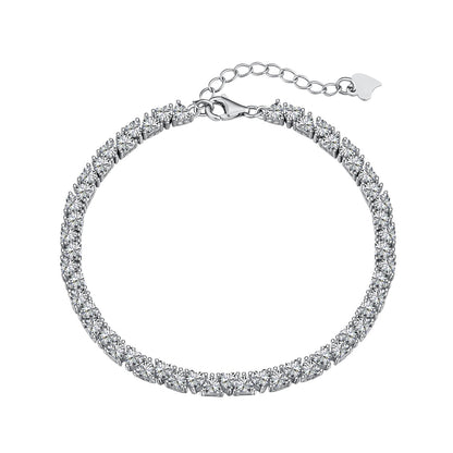 [Reverie Jewels]Dazzling Romantic Heart Shape Lover Bracelet