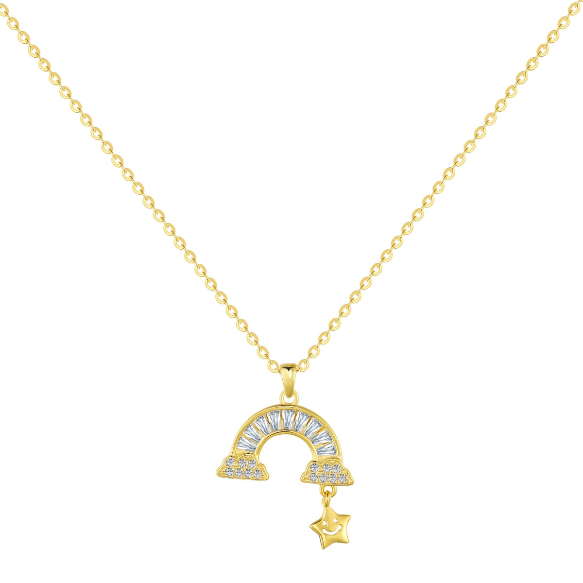 [Reverie Jewels]Unique Rainbow Star Necklace