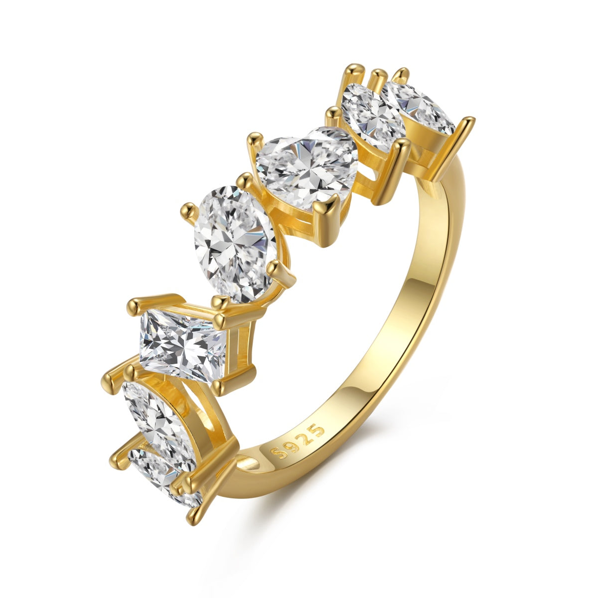 [Reverie Jewels]Delicate Multi Cut Ring