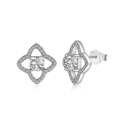 [Reverie Jewels]Elegant Star Shape Princess Cut Daily Earrings
