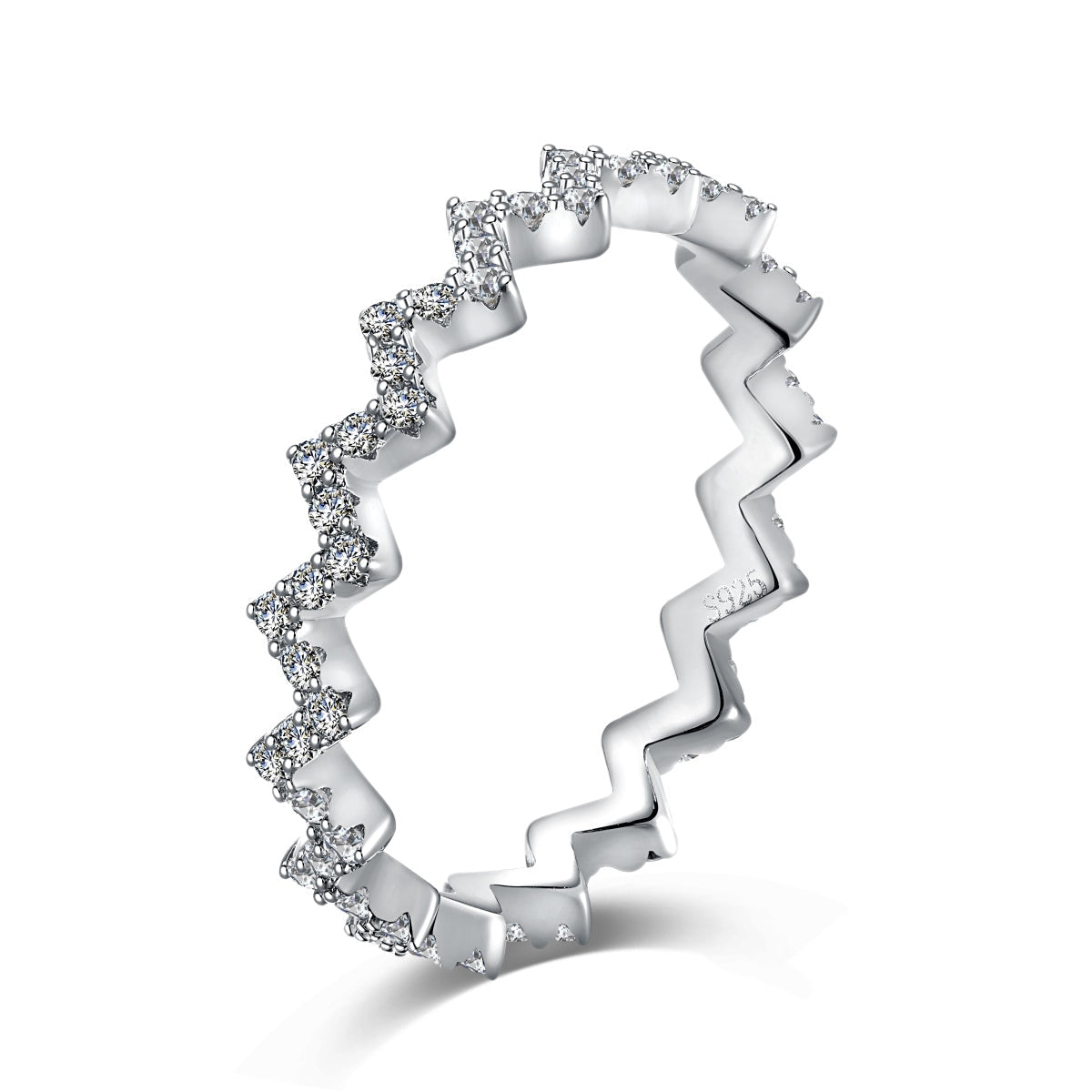 [Reverie Jewels]Delicate Enchanting Wave Shape Daily Ring