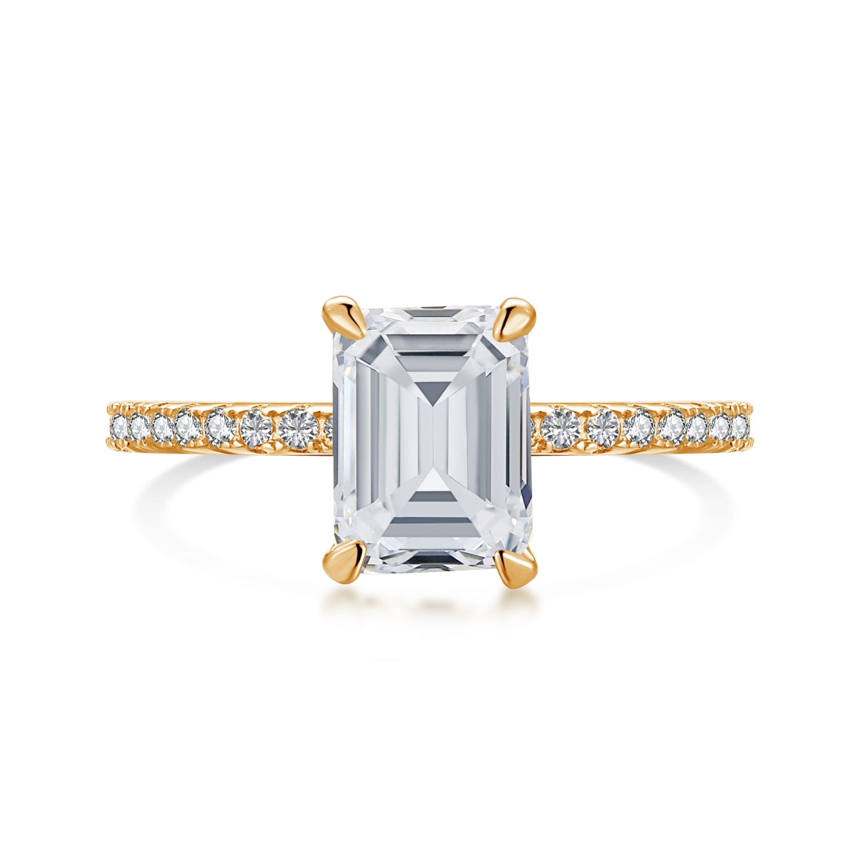 [Reverie Jewels]2.0 Carat Scintillating Ornate Radiant Cut Party Ring