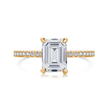[Reverie Jewels]2.0 Carat Scintillating Ornate Radiant Cut Party Ring