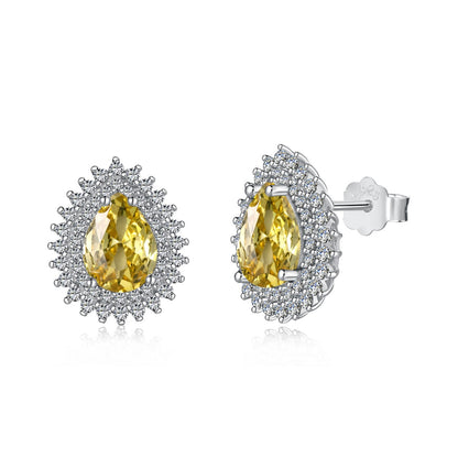 [Reverie Jewels]Delicate Gorgeous Pear Cut Daily Earrings