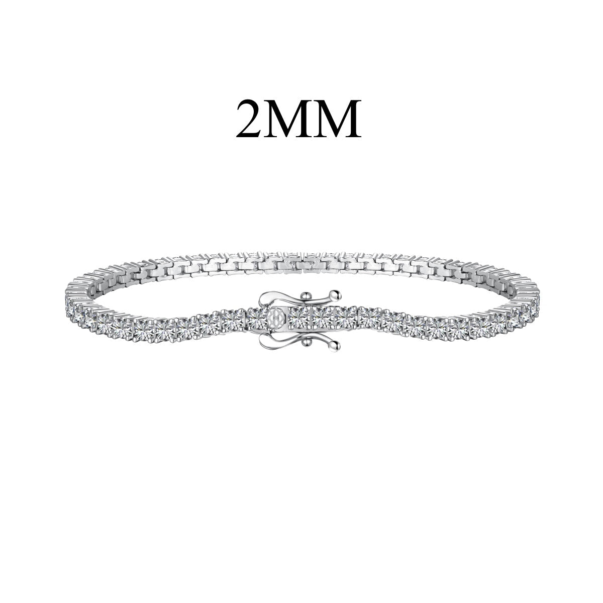 [Reverie Jewels]Dazzling Exquisite Round Cut Daily Bracelet