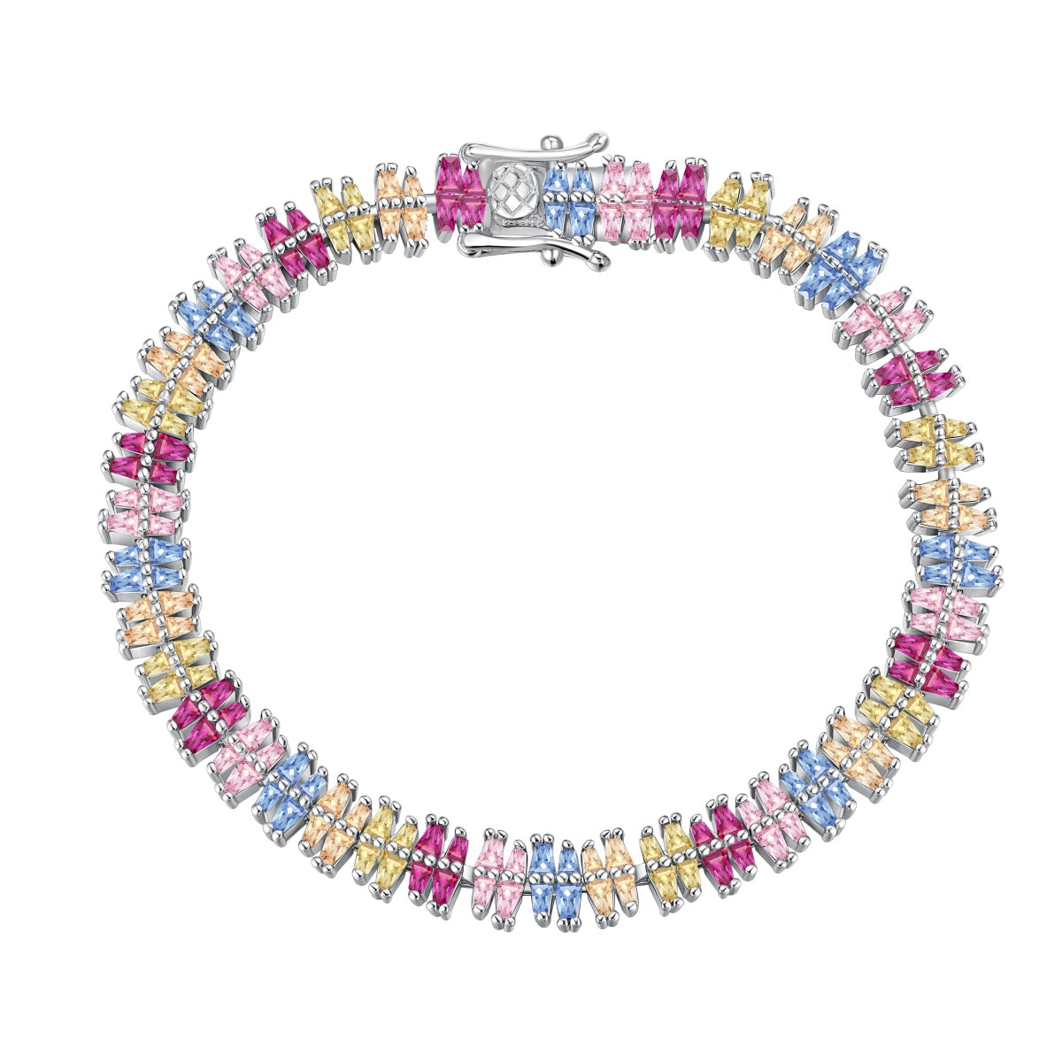 [Reverie Jewels]Sparkling Exquisite Multi Cut Party Bracelet