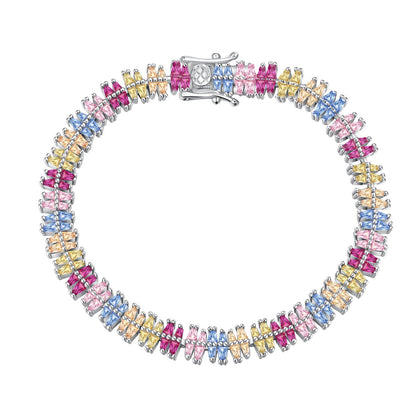 [Reverie Jewels]Sparkling Exquisite Multi Cut Party Bracelet