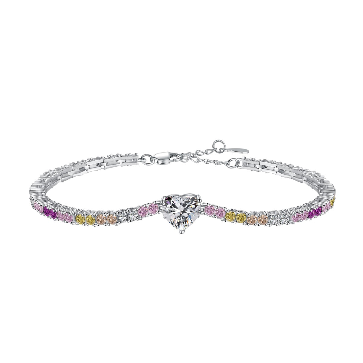 [Reverie Jewels]Delicate Romantic Heart Shape Lover Bracelet