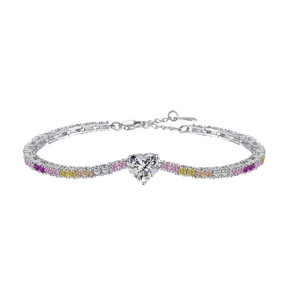 [Reverie Jewels]Delicate Romantic Heart Shape Lover Bracelet