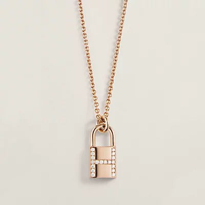 [⭐Reverie Jewels]HM ADVANCED NICHE LOCK HEAD NECKLACE DIAMONDS