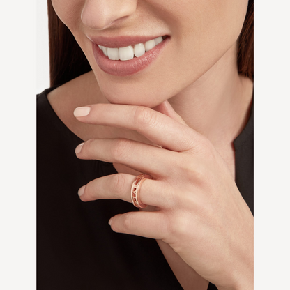 [⭐Reverie Jewels]ZERO 1 ONE-BAND WITH OPENWORK LOGO SPIRAL RING