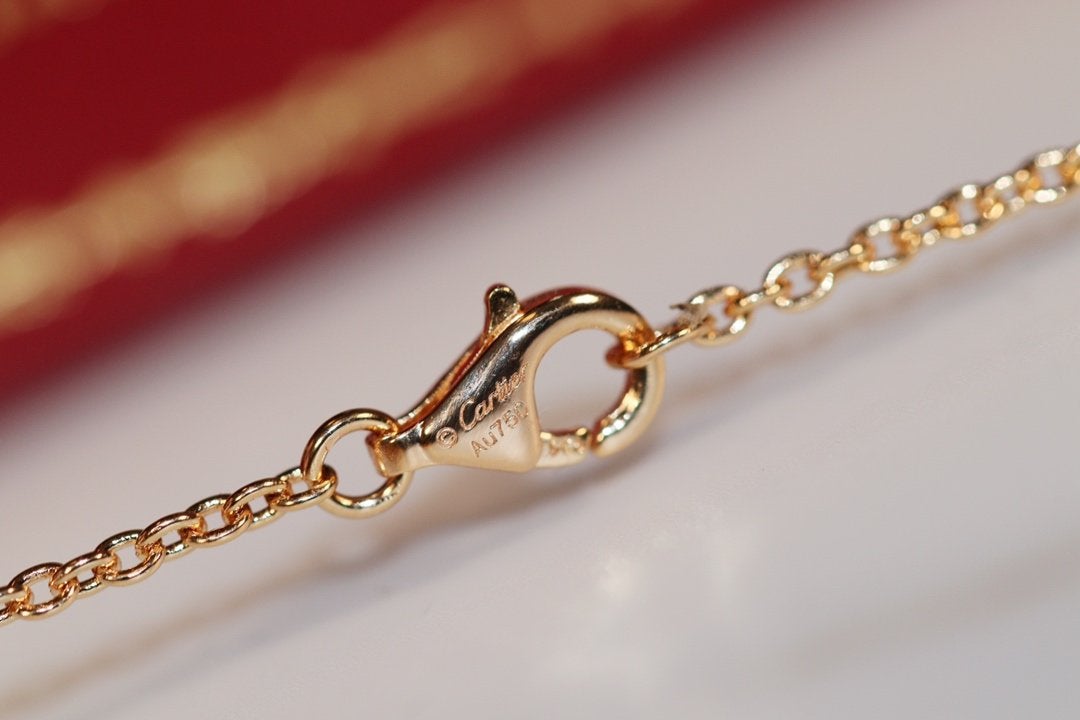 [⭐Reverie Jewels]LOVE NECKLACE PINK GOLD AND SILVER