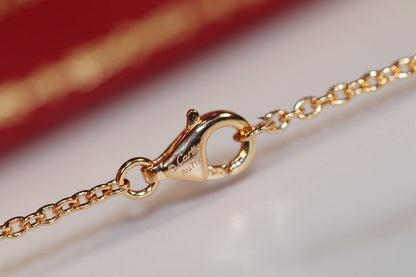 [⭐Reverie Jewels]LOVE NECKLACE PINK GOLD AND SILVER