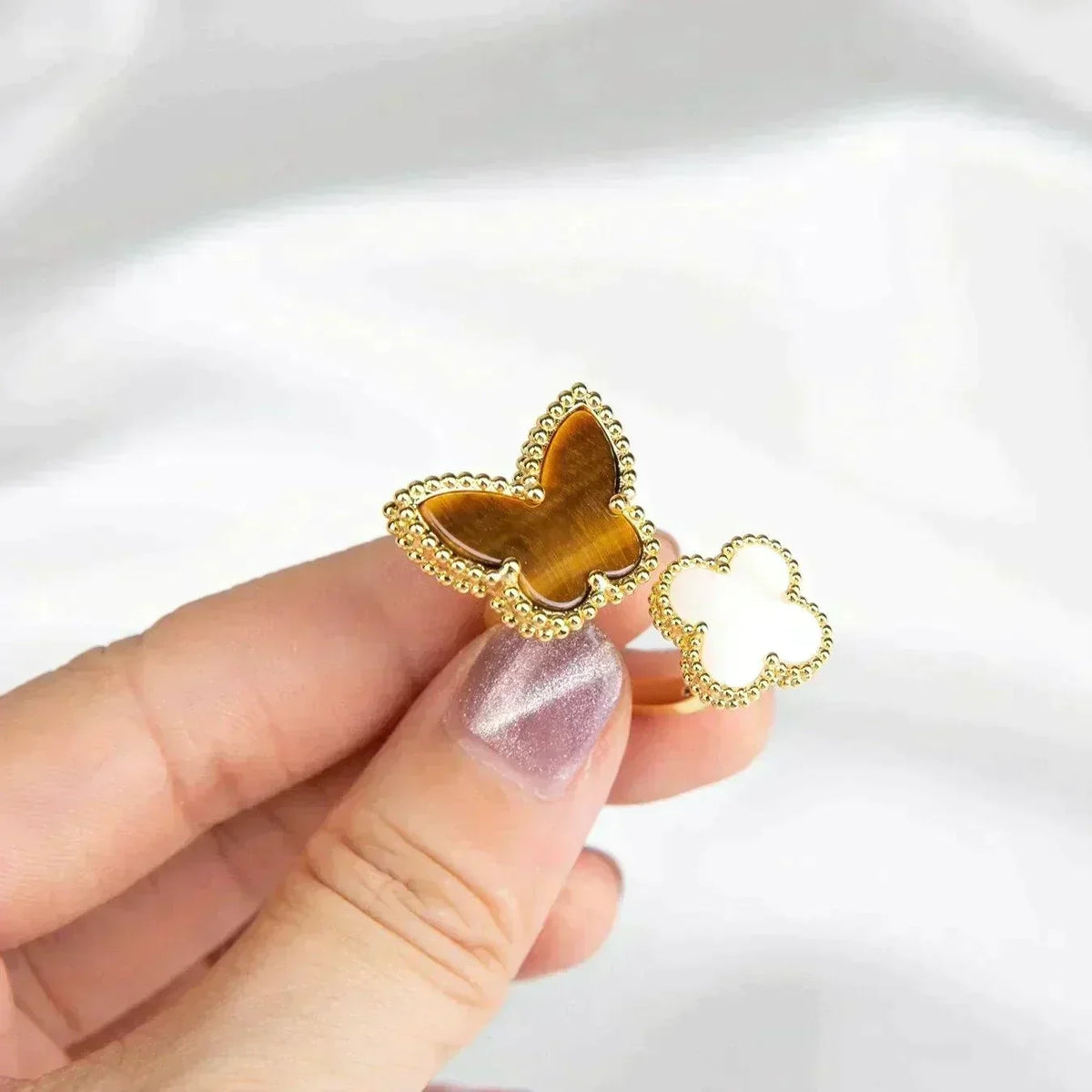 [⭐Reverie Jewels]LUCKY BETWEEN THE FINGER RING