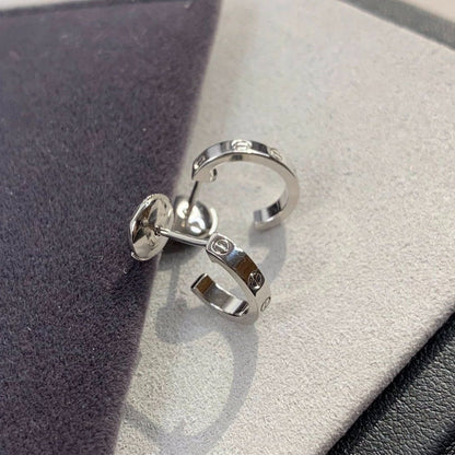 [⭐Reverie Jewels]LOVE EARRINGS 2.65MM SILVER