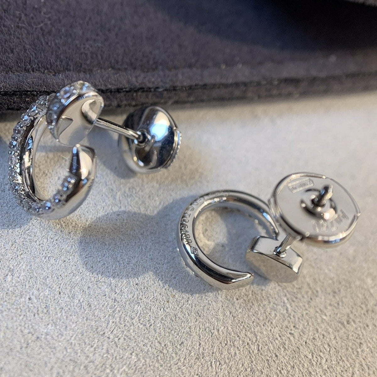 [⭐Reverie Jewels]JUSTE EARRINGS SILVER DIAMONDS