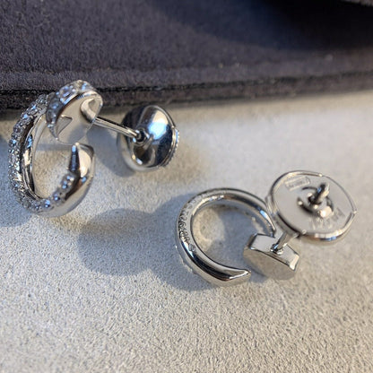 [⭐Reverie Jewels]JUSTE EARRINGS SILVER DIAMONDS