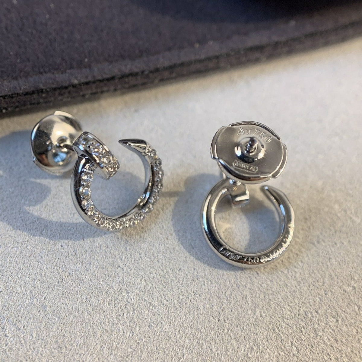 [⭐Reverie Jewels]JUSTE EARRINGS SILVER DIAMONDS