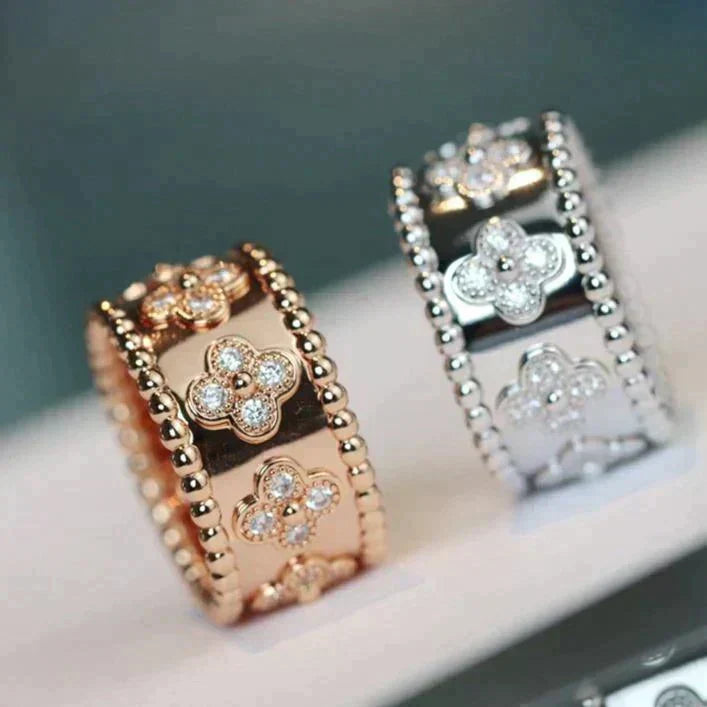 [⭐Reverie Jewels]CLOVER KALEIDOSCOPE RING 10MM