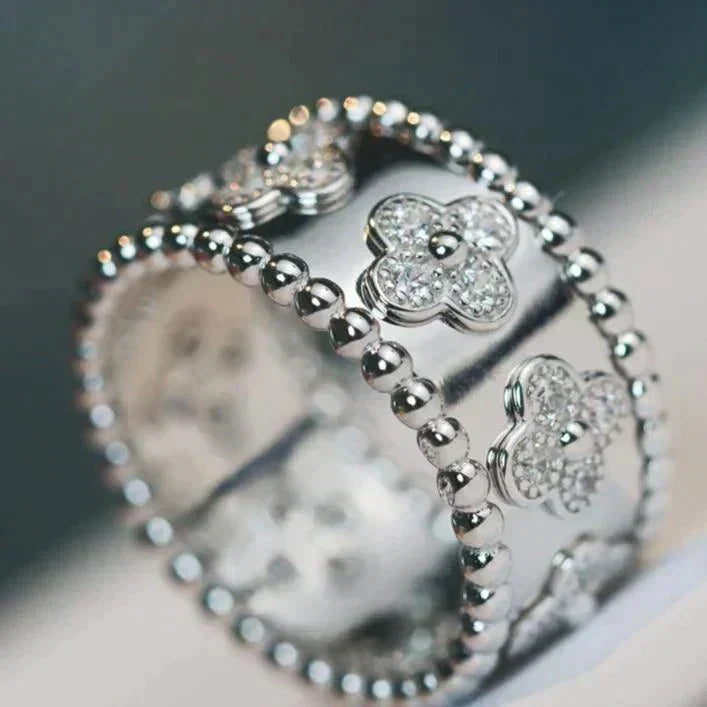 [⭐Reverie Jewels]CLOVER KALEIDOSCOPE RING 10MM