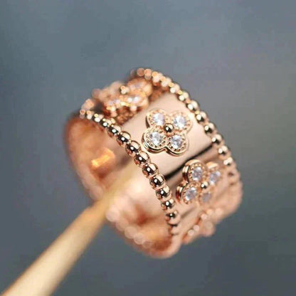 [⭐Reverie Jewels]CLOVER KALEIDOSCOPE RING 10MM
