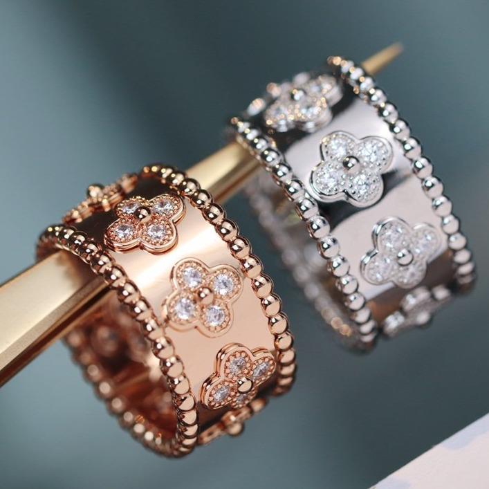 [⭐Reverie Jewels]CLOVER KALEIDOSCOPE RING 10MM