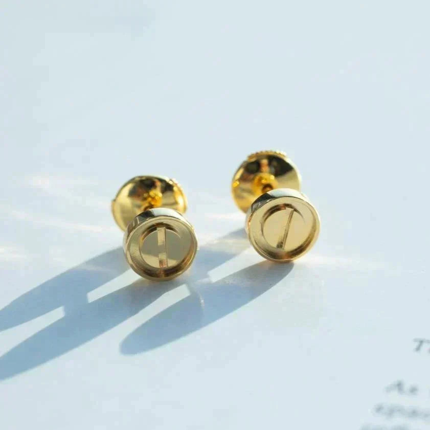 [⭐Reverie Jewels]LOVE EARRINGS GOLD 10MM