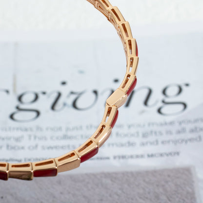 [⭐Reverie Jewels]SERPENTI BRACELET PINK GOLD RUBELLITE