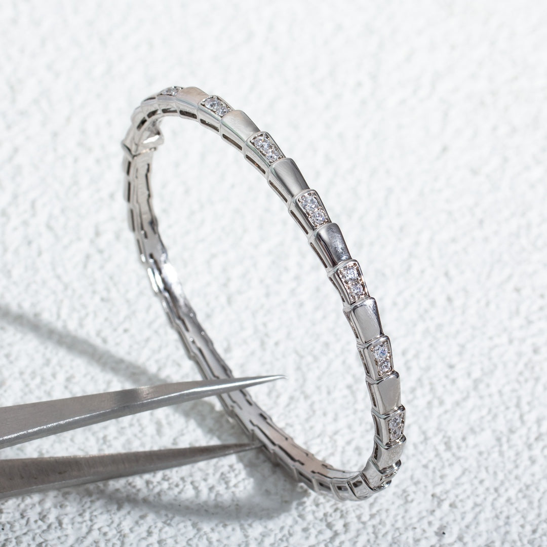 [⭐Reverie Jewels]SERPENTI BRACELET SILVER DIAMOND