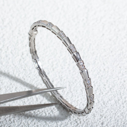[⭐Reverie Jewels]SERPENTI BRACELET SILVER DIAMOND