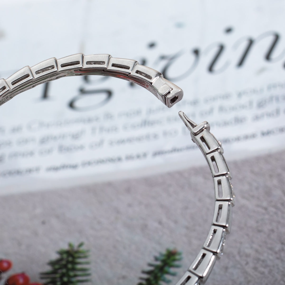 [⭐Reverie Jewels]SERPENTI BRACELET SILVER DIAMOND