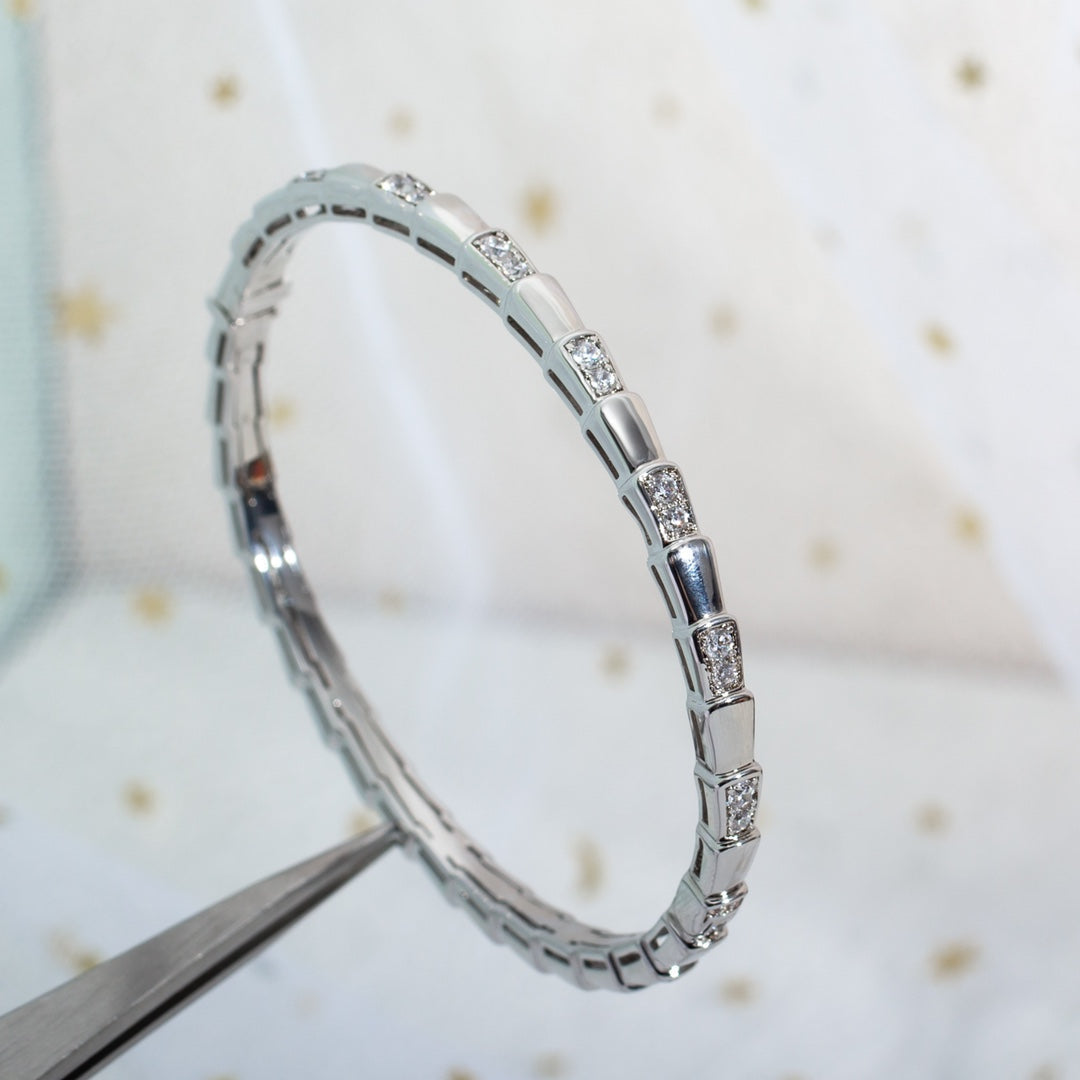 [⭐Reverie Jewels]SERPENTI BRACELET SILVER DIAMOND