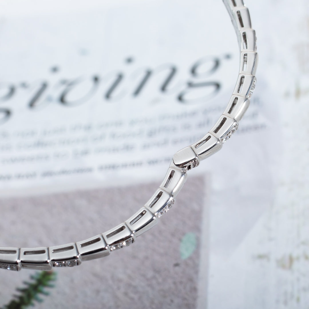[⭐Reverie Jewels]SERPENTI BRACELET SILVER DIAMOND
