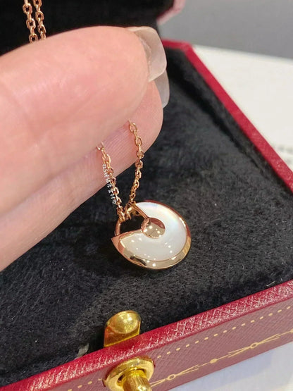 [⭐Reverie Jewels]AMULETTE ROSE GOLD MOP NECKLACE