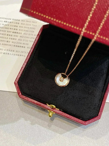 [⭐Reverie Jewels]AMULETTE ROSE GOLD MOP NECKLACE