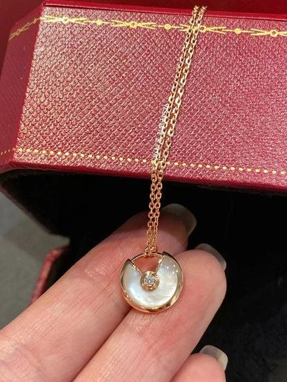 [⭐Reverie Jewels]AMULETTE ROSE GOLD MOP NECKLACE