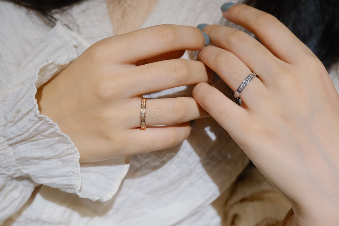 [⭐Reverie Jewels]LOVE RING 2.65MM DIAMOND